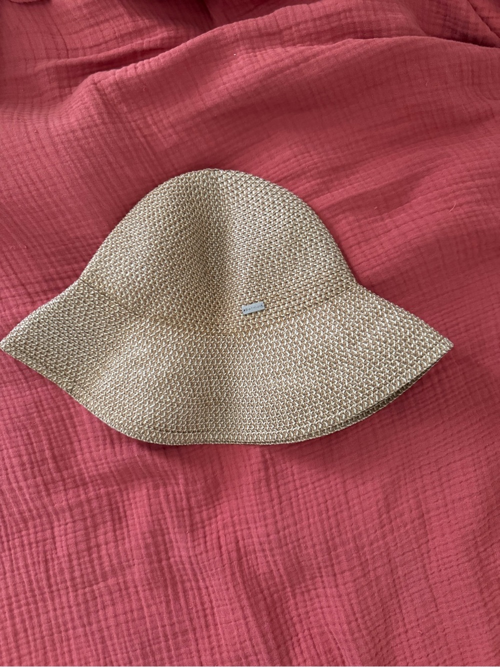 Betmar Natural Straw Sun Hat with Subtle Logo